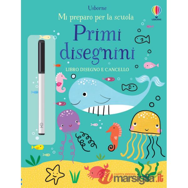 Primi disegnini. Libro disegno e cancello. Ediz. a colori. Con pennarello