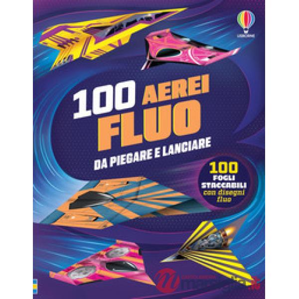 100 aerei fluo da piegare e lanciare