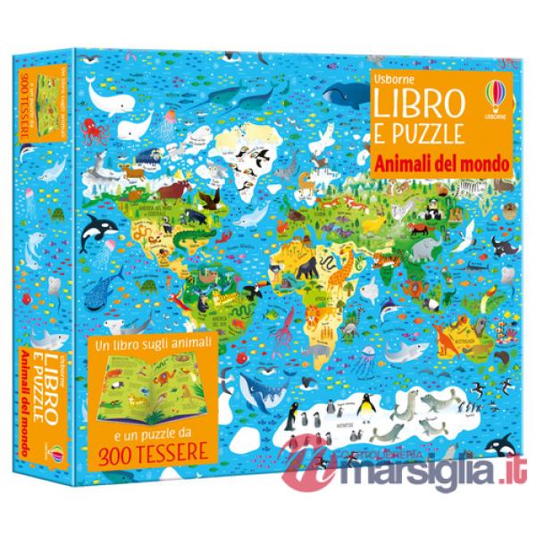 Animali del mondo. Ediz. a colori. Con puzzle da 300 tessere
