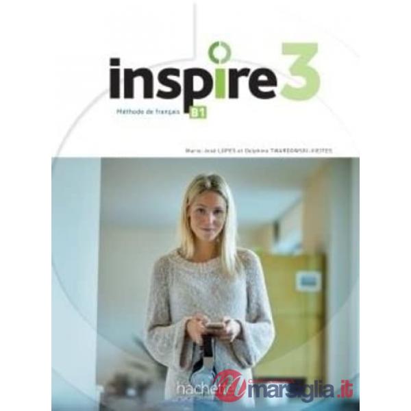 INSPIRE 3: LIVRE ELEVE + AUDIO/VIDEO + PARCOURS