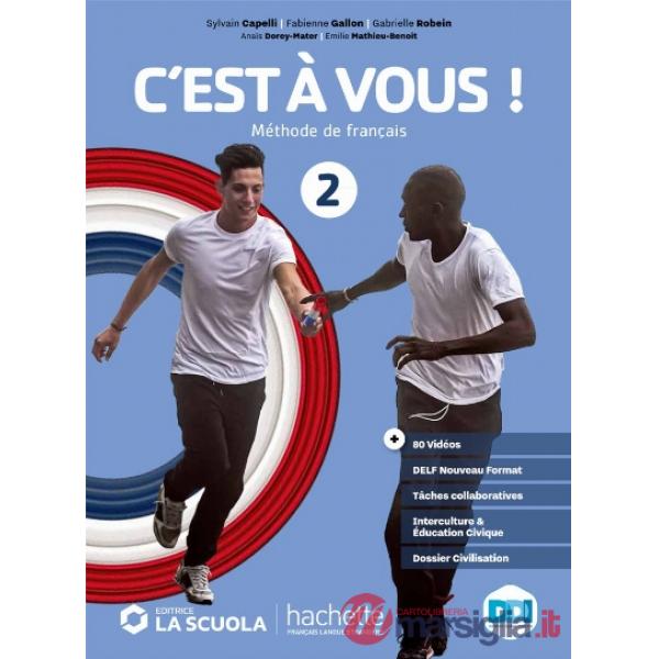 C'EST A VOUS 2: LIVRE & CAHIER + CD