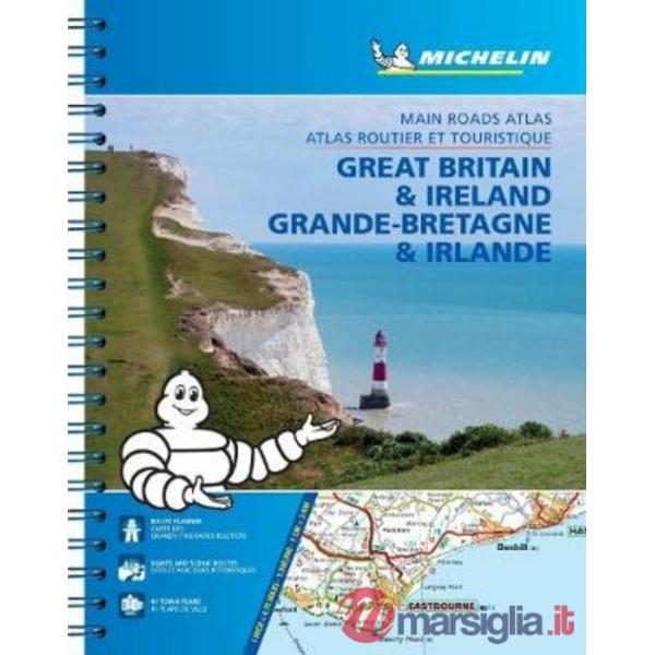 Great Britain & Ireland-Grande-Bretagne et Irlande. Main roads atlas-Atlas routier et touristique. Ediz. a spirale