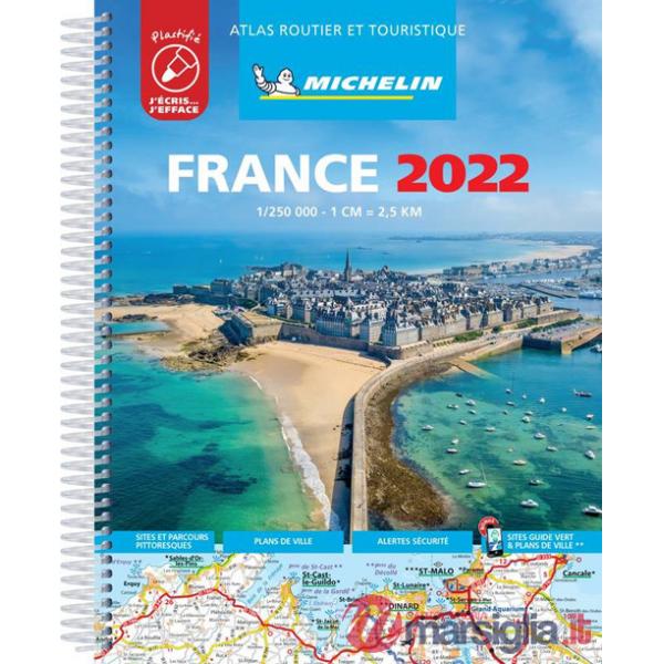 France. Atlas routier et touristique 2022. Ediz. a spirale