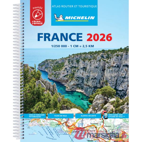 France. Atlas routier et touristique 2026 1:250.000. Ediz. plastificata