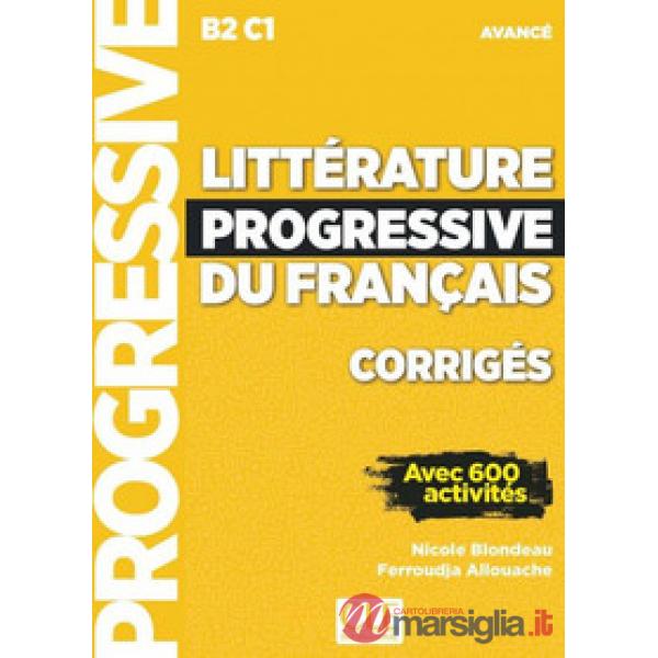 LITTERATURE PROGRESSIVE AVANCE CORRIG.2ED NC