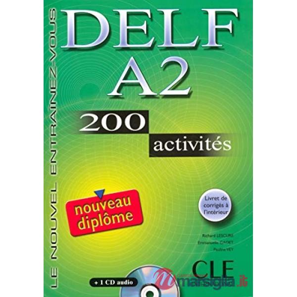 DELF A2 200 ACTIVITES LIVRE + CD