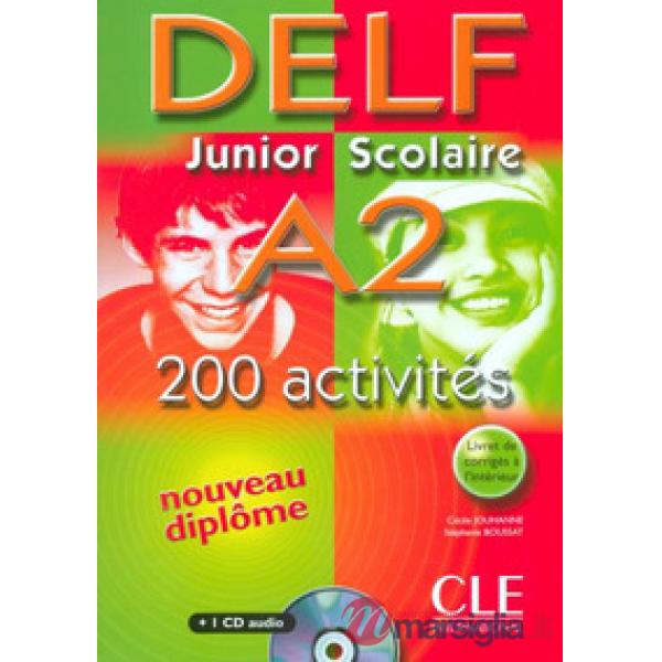 NOUVEAU DELF JUNIOR SCOLAIRE A2 LIVRE + CD