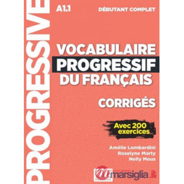 VOCABULAIRE PROGRESSIF DEBUT COMPLET CORR NC