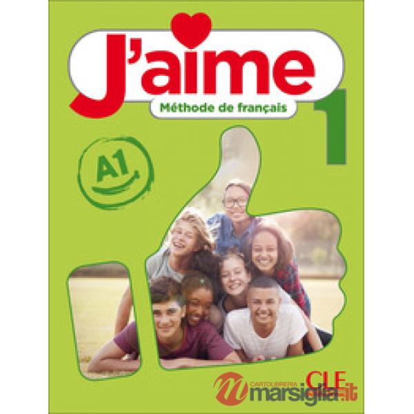 J'AIME LIVRE DE L'ELEVE 1 + CAHIER D'ACTIVITES 1 (LIVELLO A1)