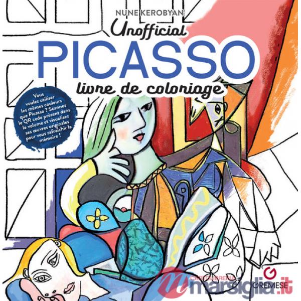 Pablo Picasso. Livre de coloriage. Non officiel