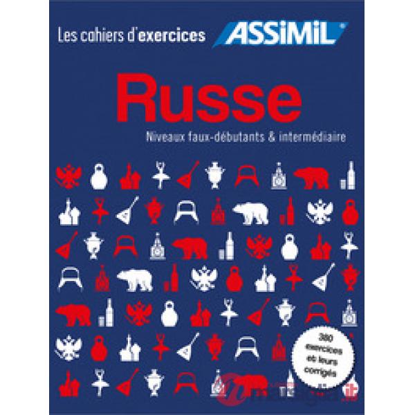 Russe. Coffret cahiers d'exercices. Faux-débutants et intermédiaire
