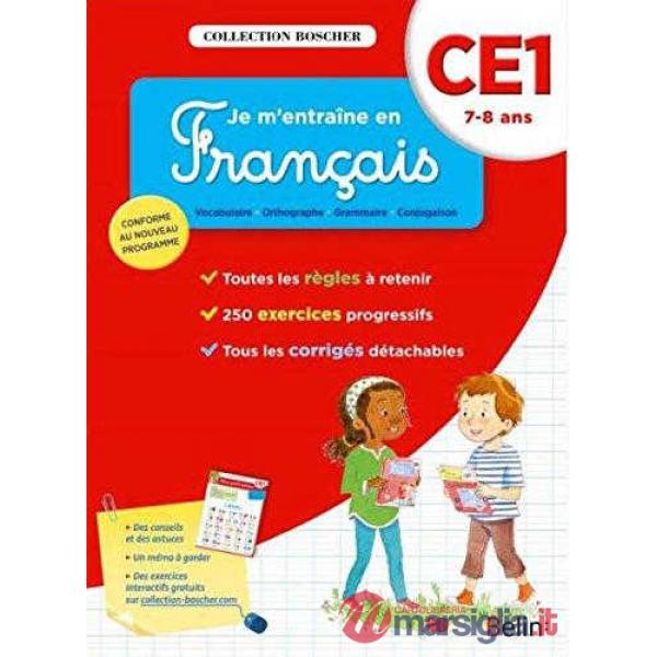 JE M'ENTRAINE E N FRANCAIS CE1 7-8 ANS