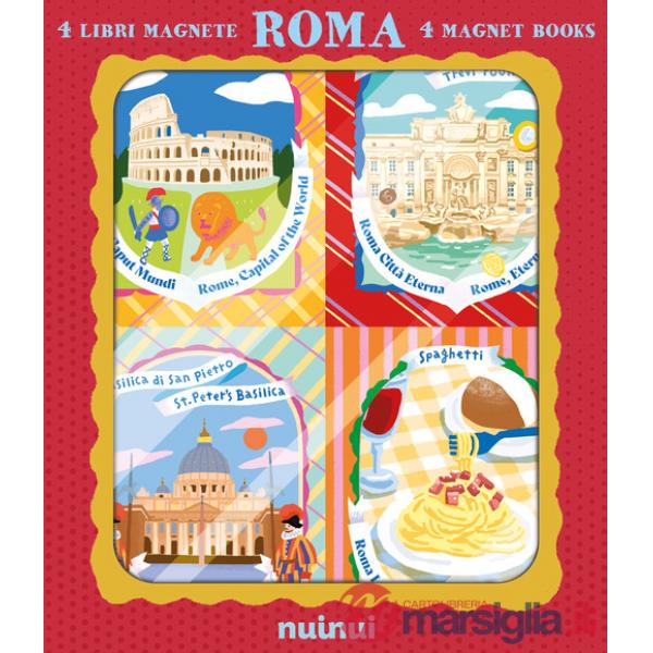 Roma. 4 libri magnete