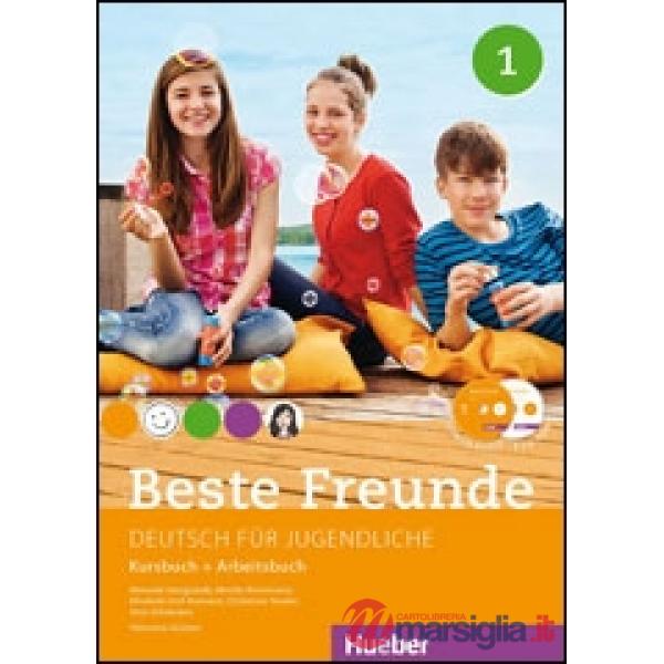BESTE FREUNDE 1 KURS/ARBEITSBUCH + CD - ROM ED. IT