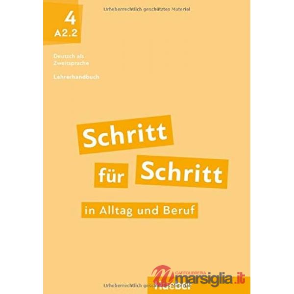 SCHRITT FUR SCHRITT ALLTAG BEUF 4, LEHRERHANDBUCH