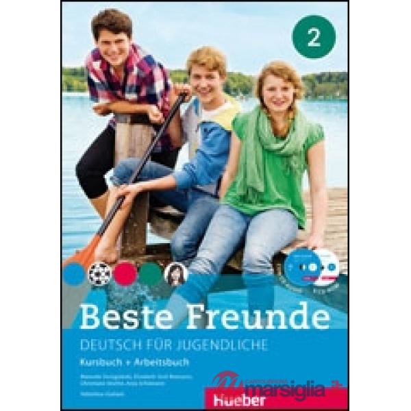 BESTE FREUNDE 2 KURS/ARBEITSBUCH + CD - ROM ED. IT
