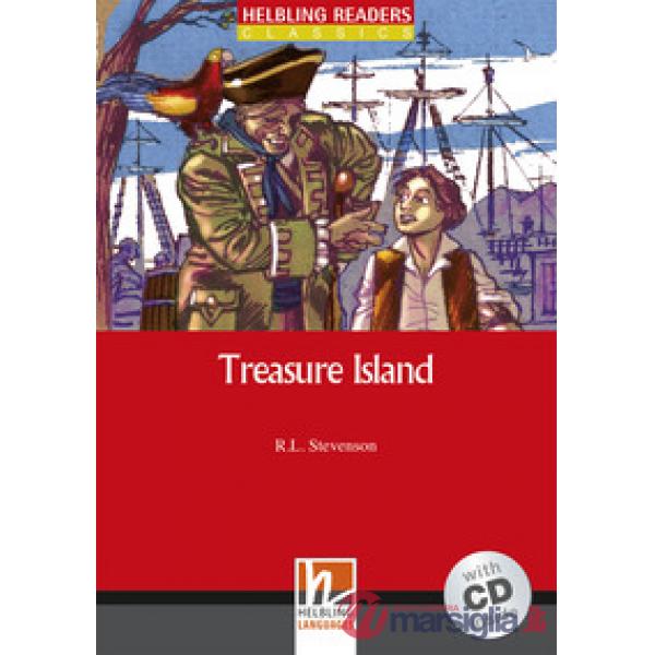 READERS RED 3 STEVENSON TREASURE ISLAND + CD