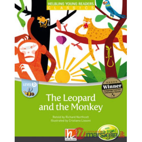 YOUNG READ B LEOPARD AND MONKEY + CDROM/CDAUDIO