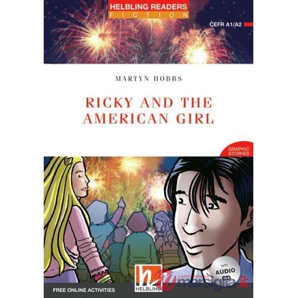 HEL READERS RED 3 RICKY AMERICAN GIRL + CD + EZONE