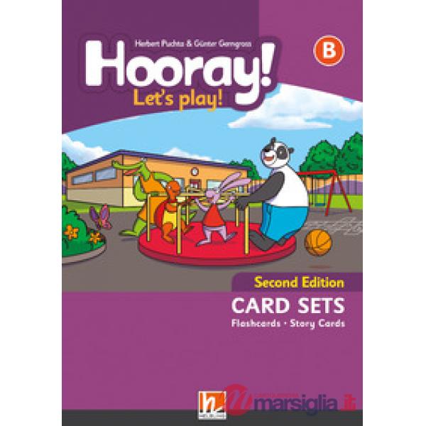 HOORAY! LET'S PLAY! 2ND ED LEVEL B STORY CARDS + FLASHCARDS