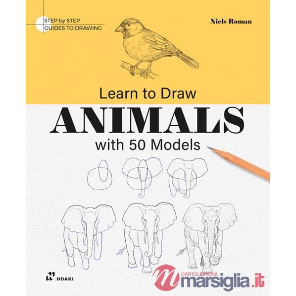 Learn to draw animals with 50 models