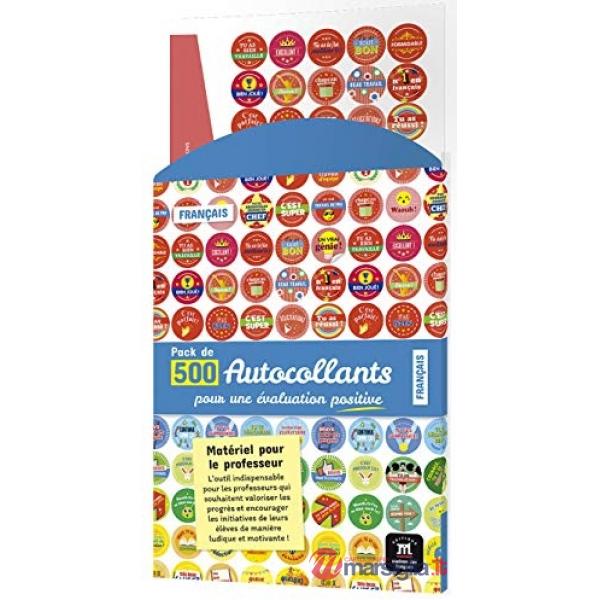 PACK DE 500 AUTOLLANTS POUR L'EVALUTAT