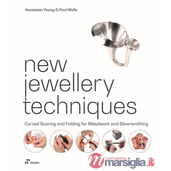 New jewellery techniques. Curved scoring and folding for metalwork and silversmithing