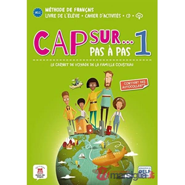 CAP SUR PAS A PAS 1 LIVRE ELEVE + CAHIER