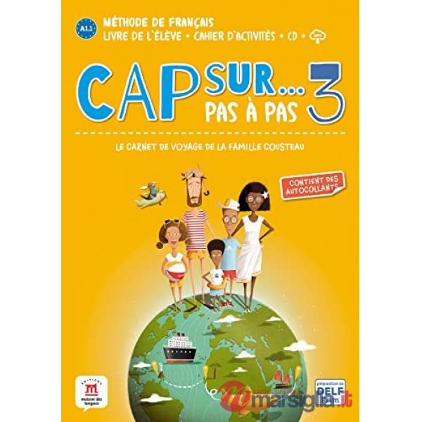CAP SUR PAS A PAS 3 LIVRE ELEVE + CAHIER