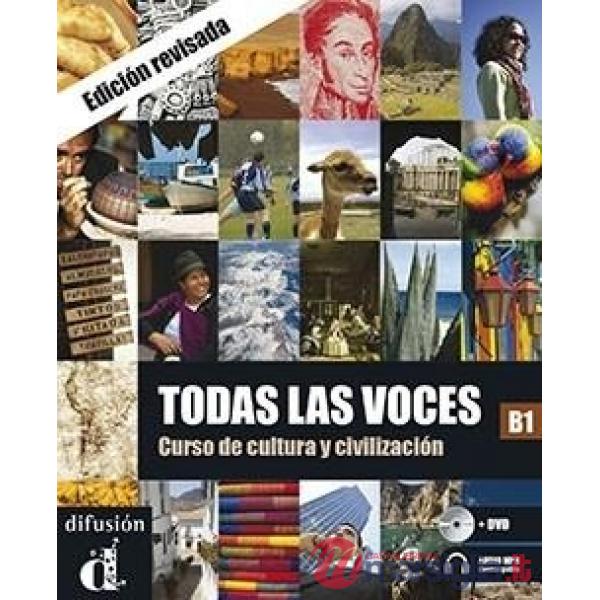 TODAS LAS VOCES B1 ALUMNO + CD + DVD N.E