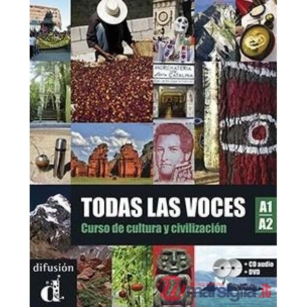 TODAS LAS VOCES A1-A2 ALUMNO + CD + DVD