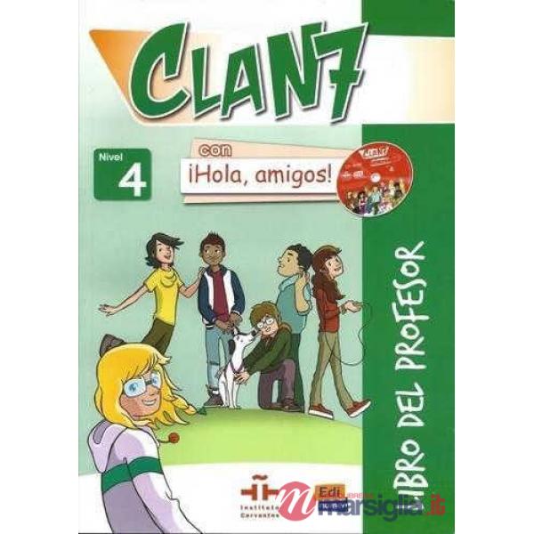 CLAN 7 - NIVEL 4 - LIBRO PROFESOR + CD + CDROM