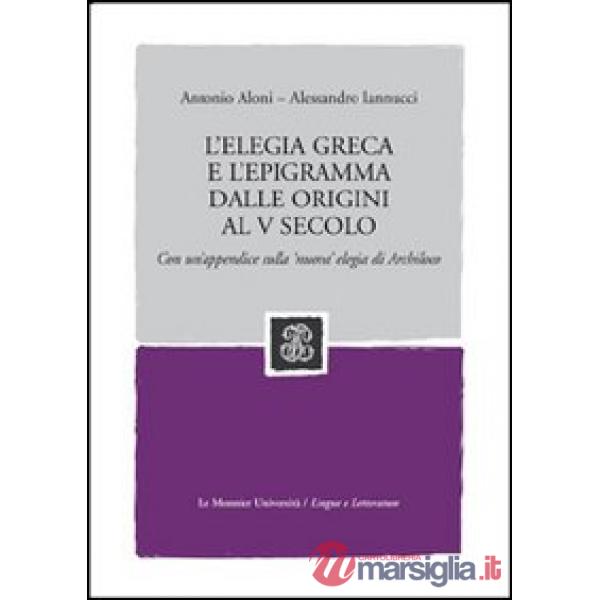 ELEGIA GRECA E EPIGRAMMA