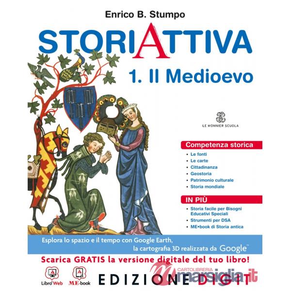STORIA ATTIVA VOL. 1 + ME BOOK + CONT.DIGIT.