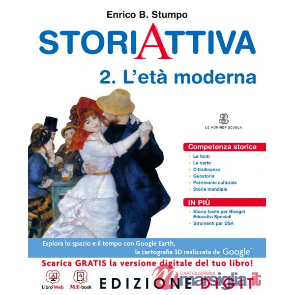 STORIA ATTIVA VOL 2 + ME BOOK + CONT.DIGIT.