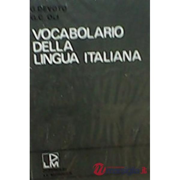 VOCABOLARIO DELLA LINGUA ITALIANA