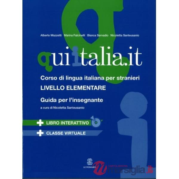 QUI ITALIA. IT ELEM GUIDA + DVD