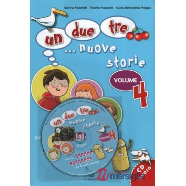 1, 2, 3 NUOVE STORIE 4 + CD AUDIO