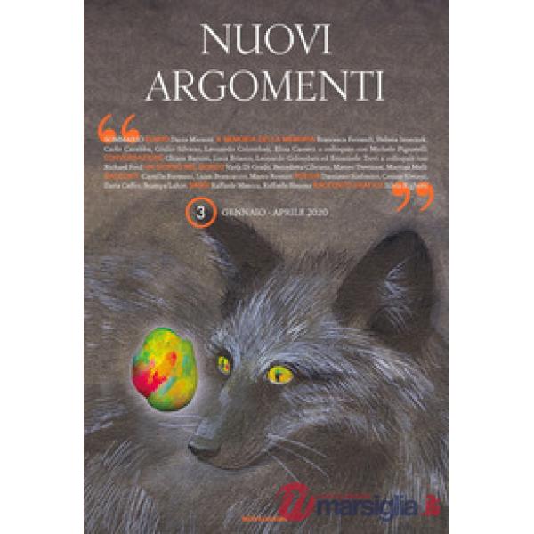 Nuovi argomenti (2020). Vol. 3: Gennaio-Aprile