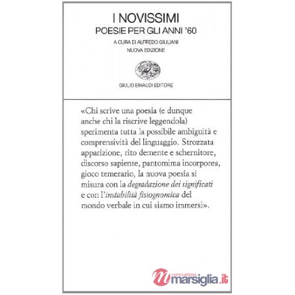 Novissimi. Poesie per gli anni Sessanta (I)