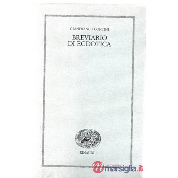 Breviario di ecdotica