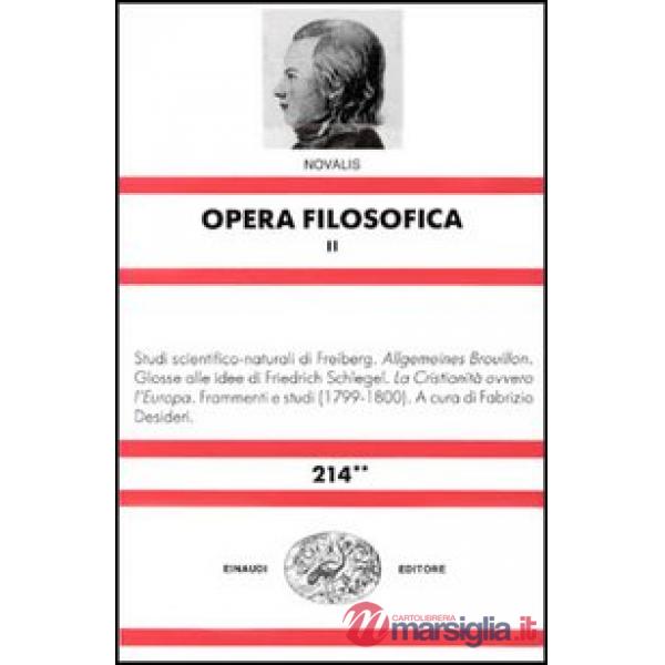 Opera filosofica. Vol. 2