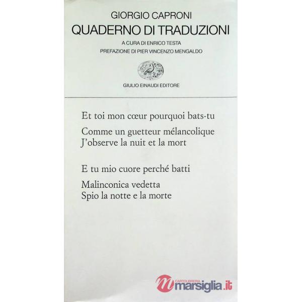 Quaderno di traduzioni