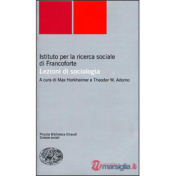 Lezioni di sociologia
