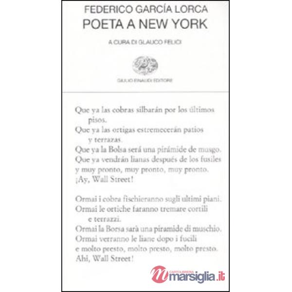 Poeta a New York. Testo spagnolo a fronte