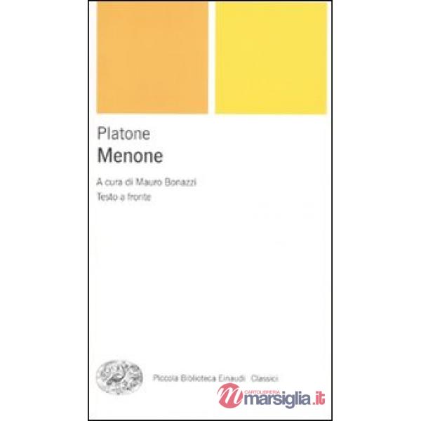 Menone. Testo greco a fronte