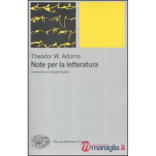 Note per la letteratura