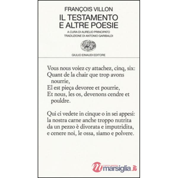 Testamento e altre poesie (Il)
