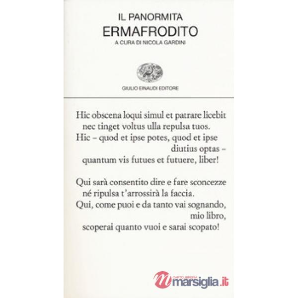 Ermafrodito. Testo latino a fronte