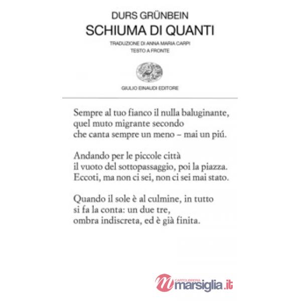 Schiuma di quanti. Testo originale a fronte